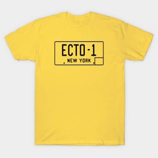 Ecto-1 Licence Plate Art (Ghostbusters) T-Shirt